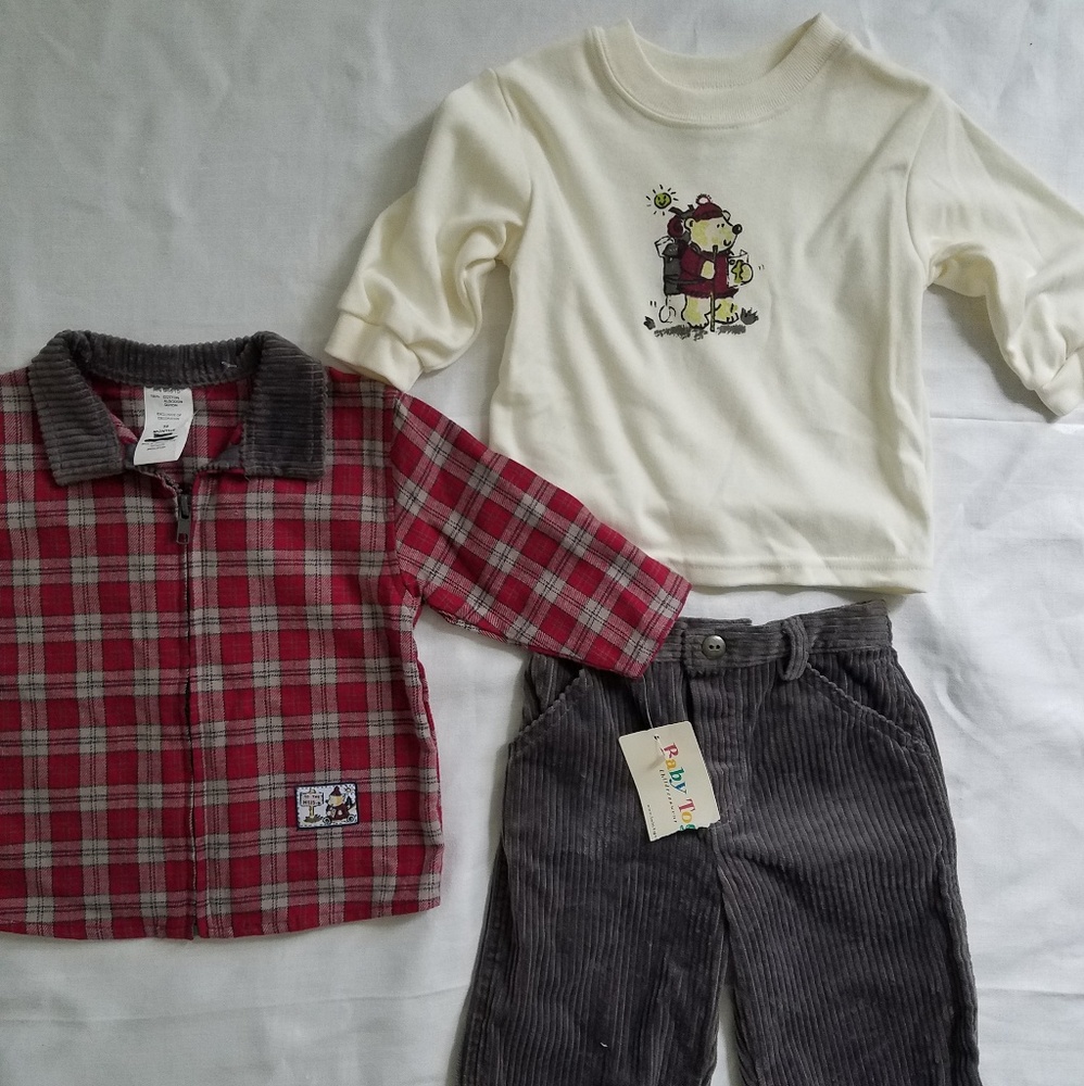 NWT Vintage baby togs 3 piece 12 month set